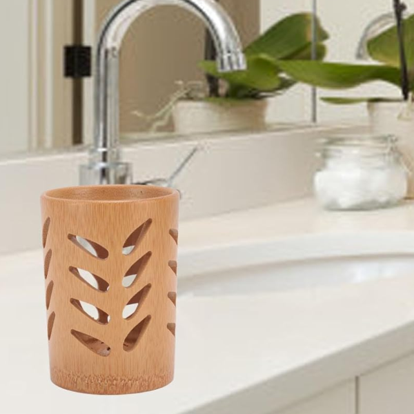 Quick-Dry Bamboo Cup Organizer
