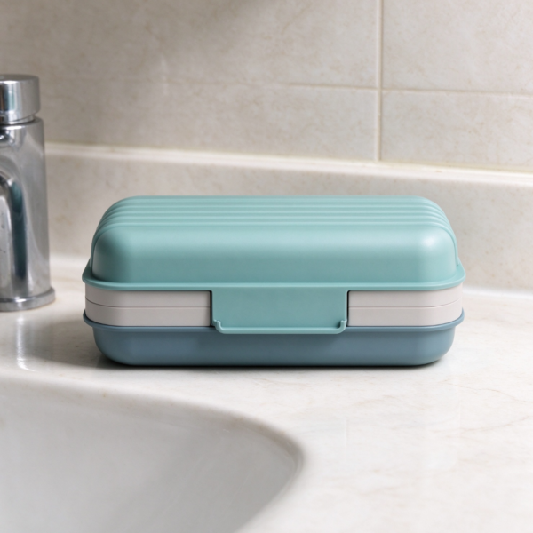 Portable Leakproof Travel Soap Case with Lid