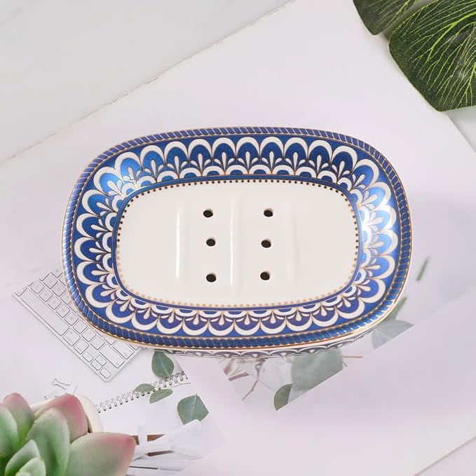 Double-Layer Self-Draining Bar Soap Tray