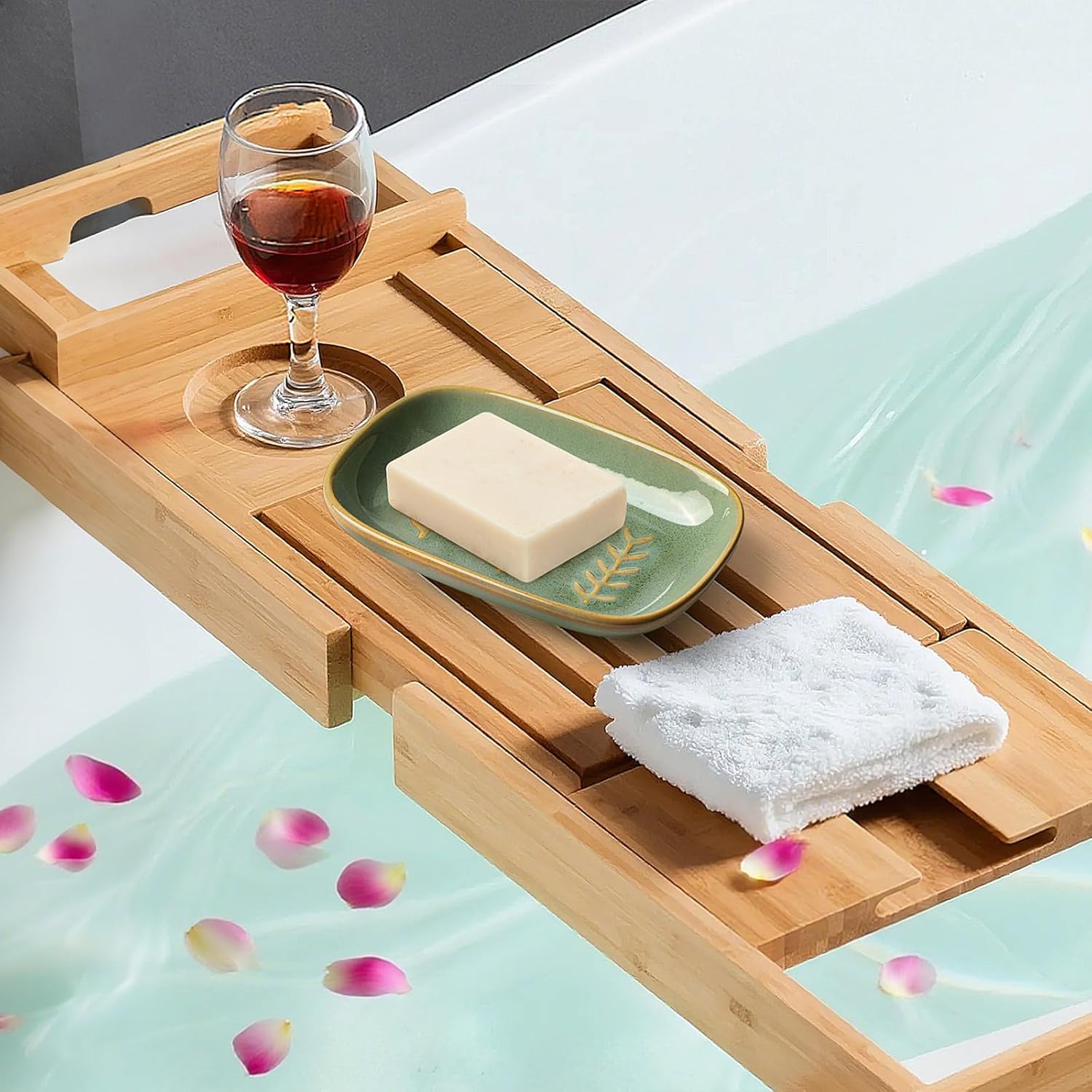 2-Pack Ceramic Decorative Soap Dish - Image 2